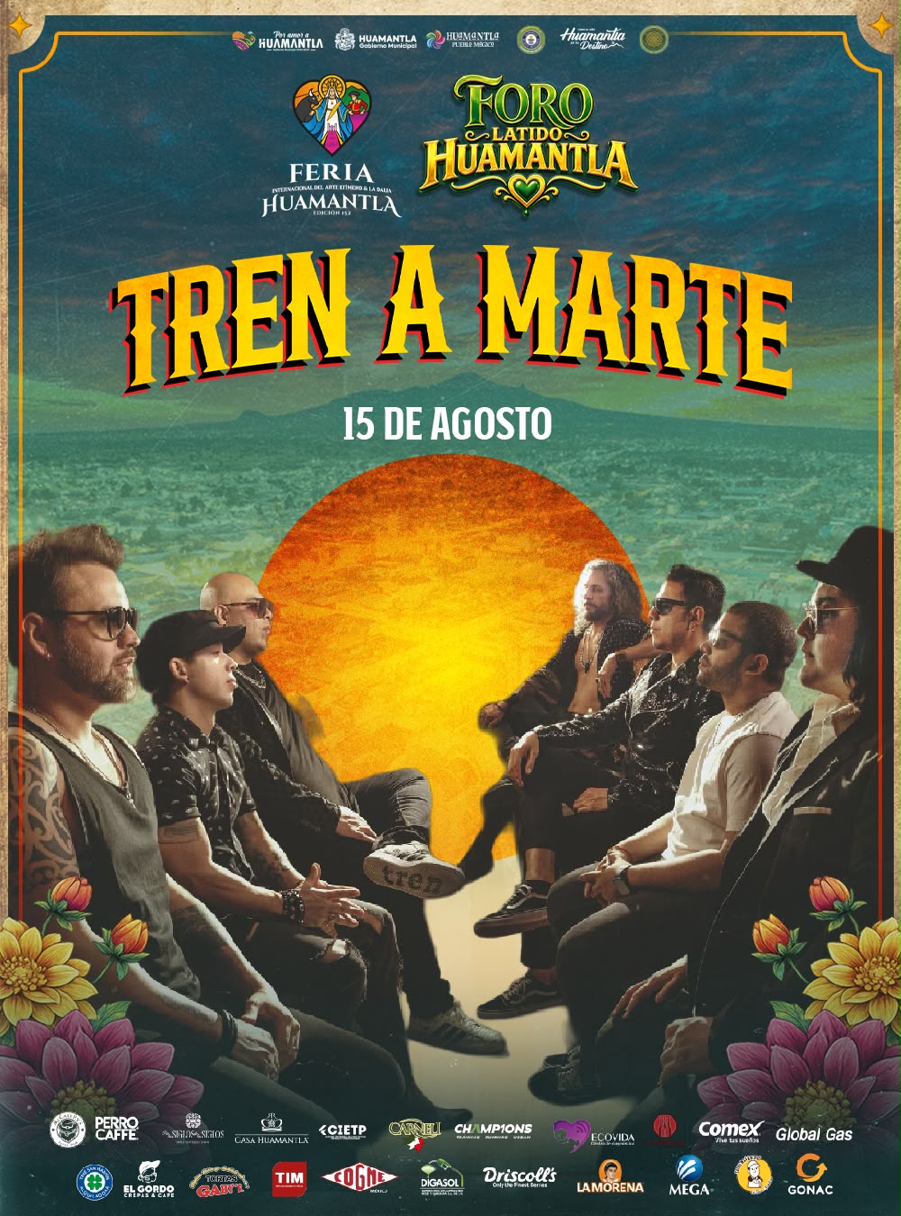 Juanes y Tren a Marte llegarán este sábado a Huamantla con una gran noche musical
